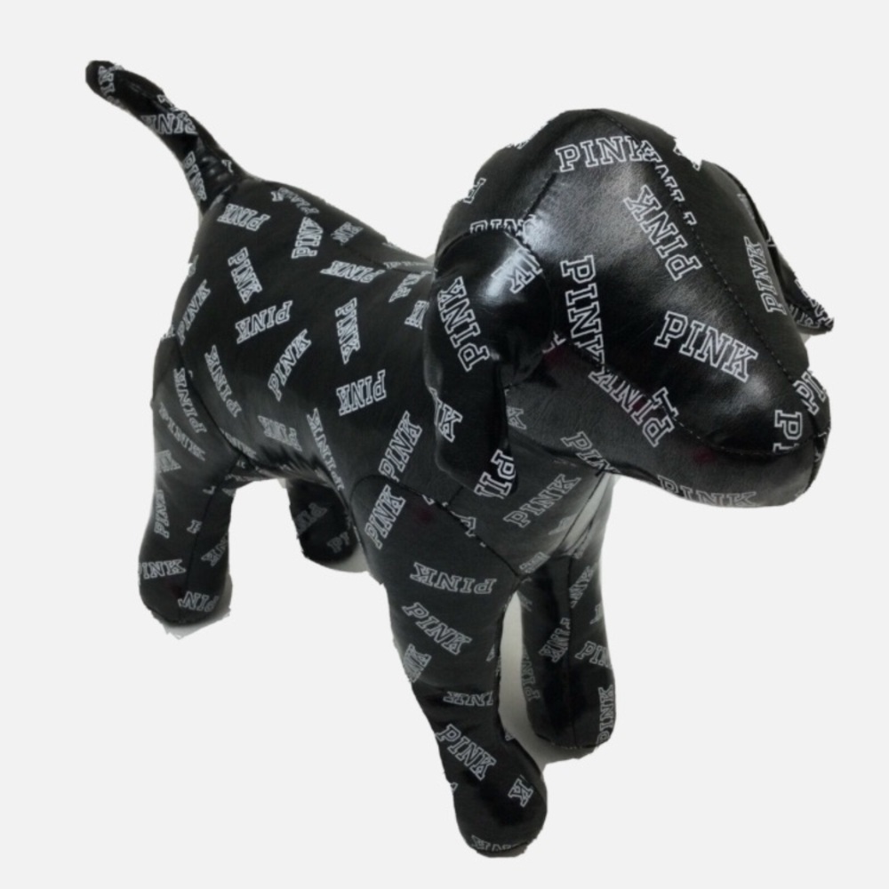 PINK Victoria's Secret Logo-Signature Black and White Dog BNWT